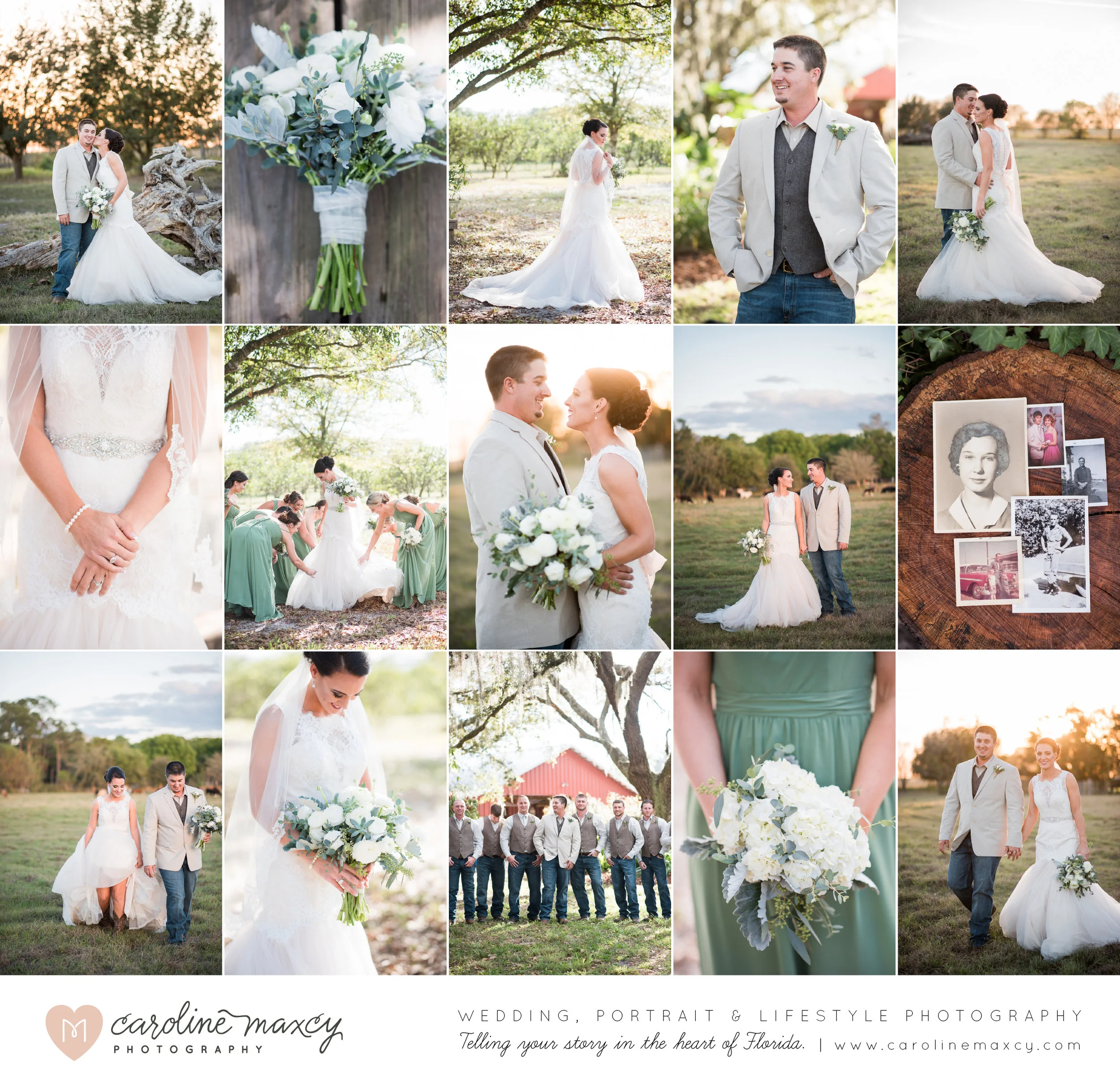 Heather + James — Avon Park, FL Wedding Photography with Caroline Maxcy Photography