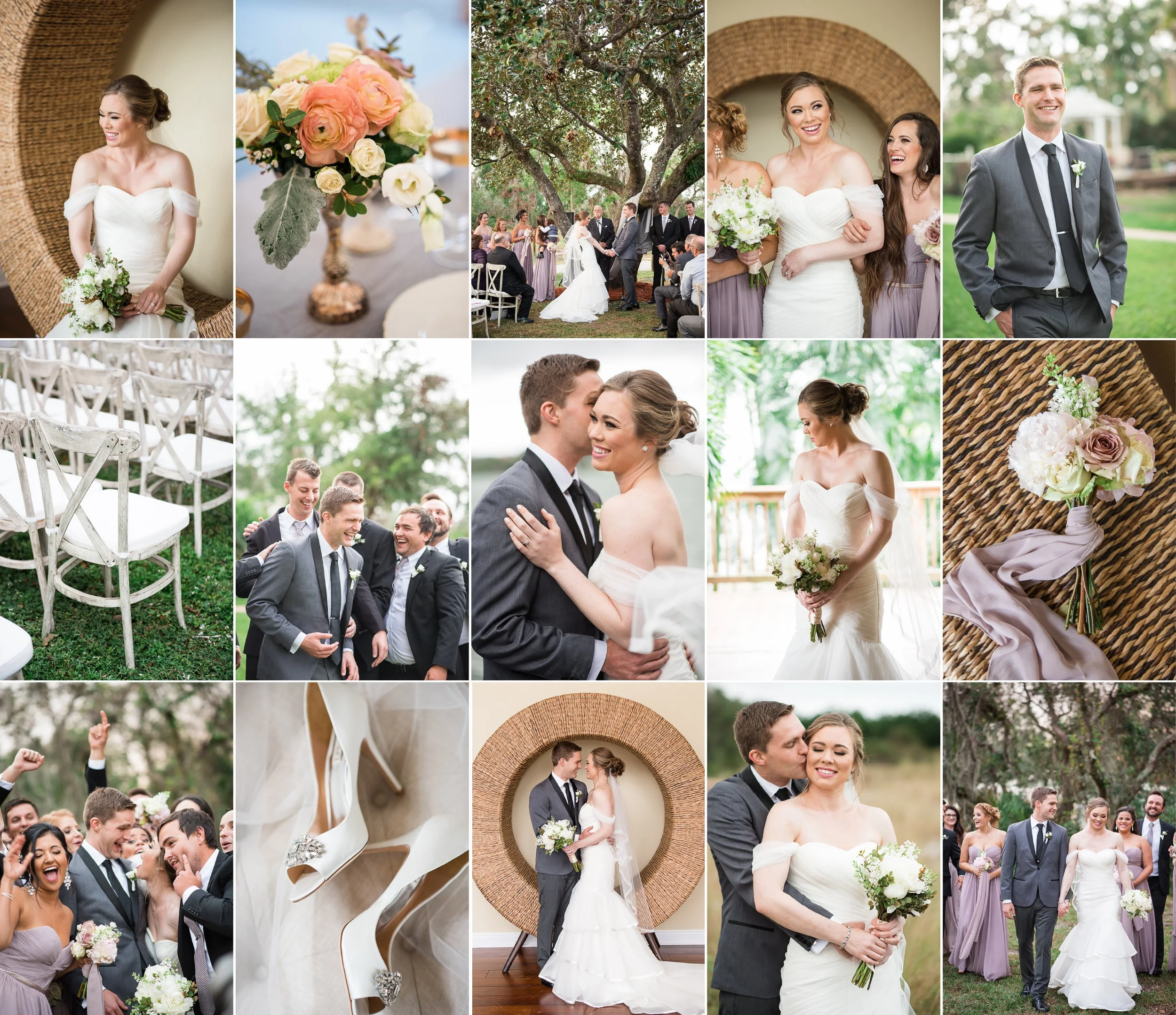 Amanda + Grady - Fun & Modern Lake Placid, FL Destination Wedding with Caroline Maxcy Photography