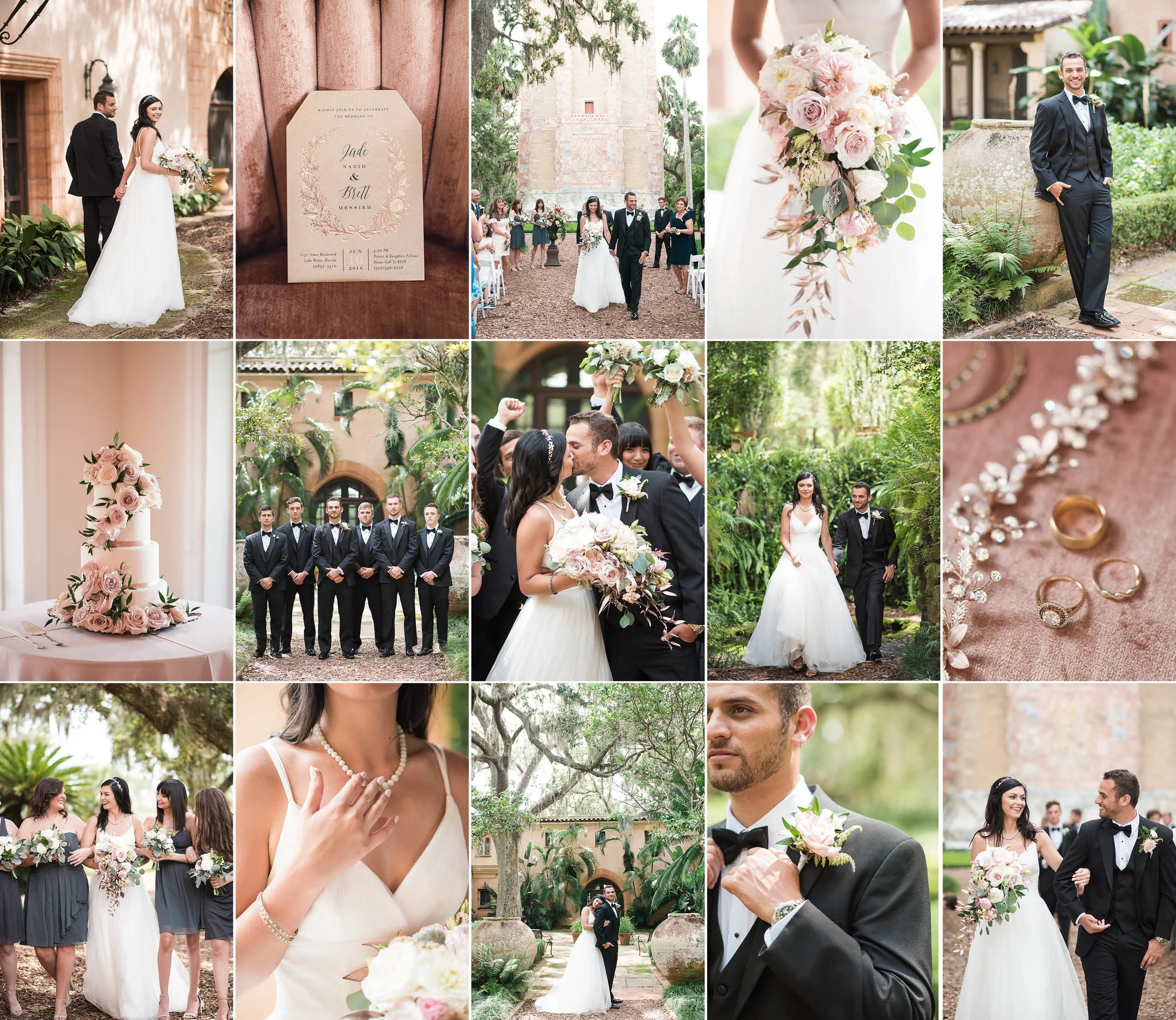 Jade + Brett's Bok Tower Garden's Wedding with Caroline Maxcy Photography