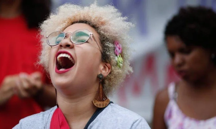 Dia Internacional da mulher: movimentos feministas realizam marcha em diversas cidades do país - Marcos Alves / Agência O Globo
