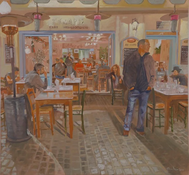 evharis 2010 oil on linen