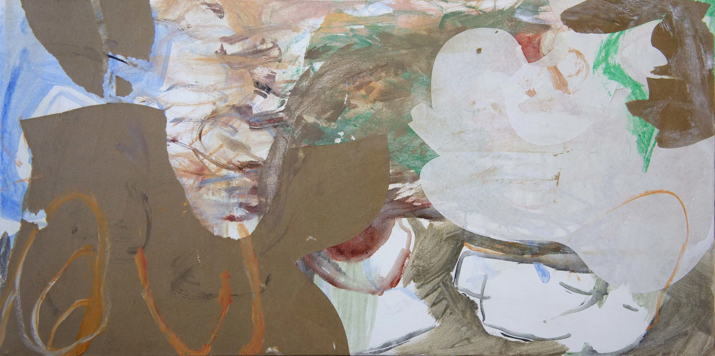 8/29 FINAL VERSION tun creek 24x48" acrylic & collaged paper on canvas