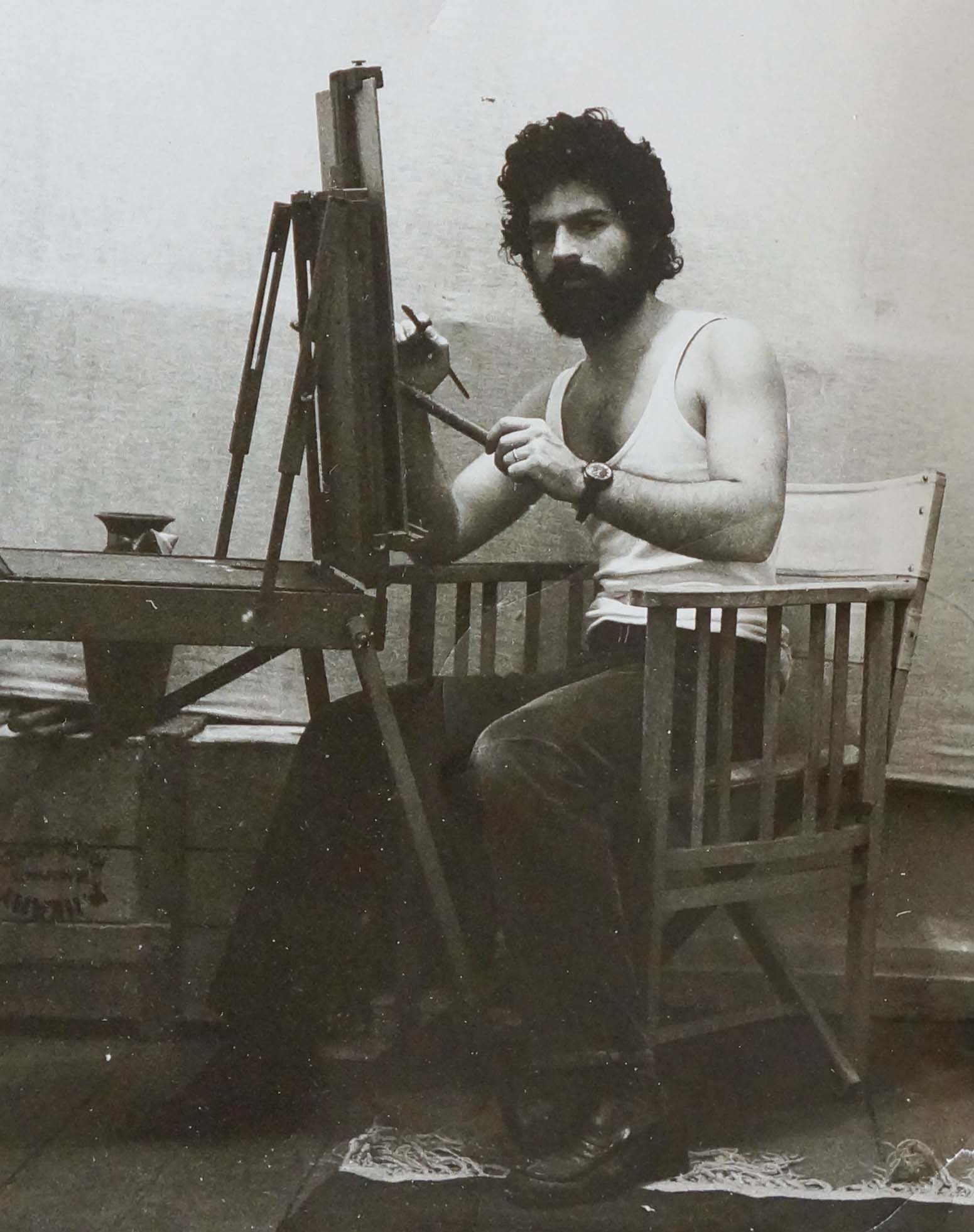 in my studio in the plaka, athens