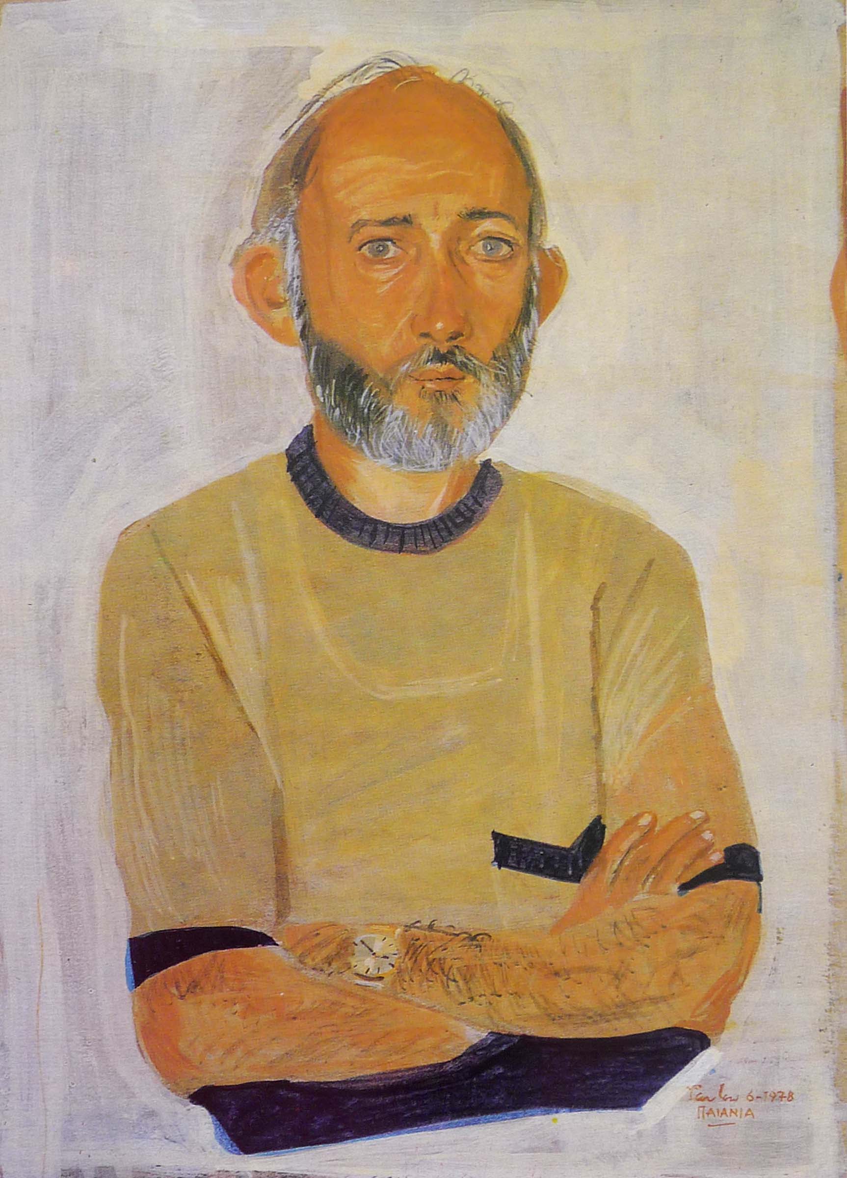 portrait of painter rallies kopsidis