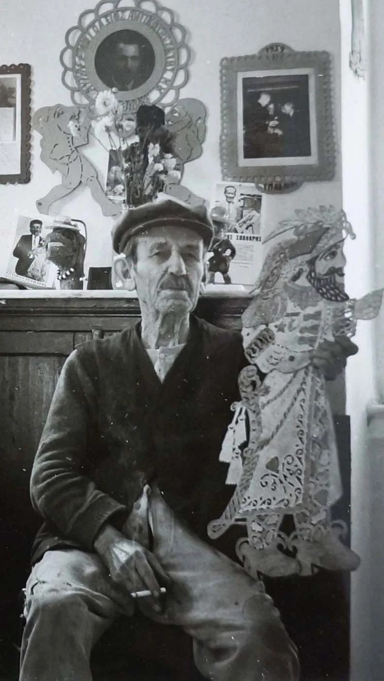 sotiris spatharis in his plaka studio photo: tarlow