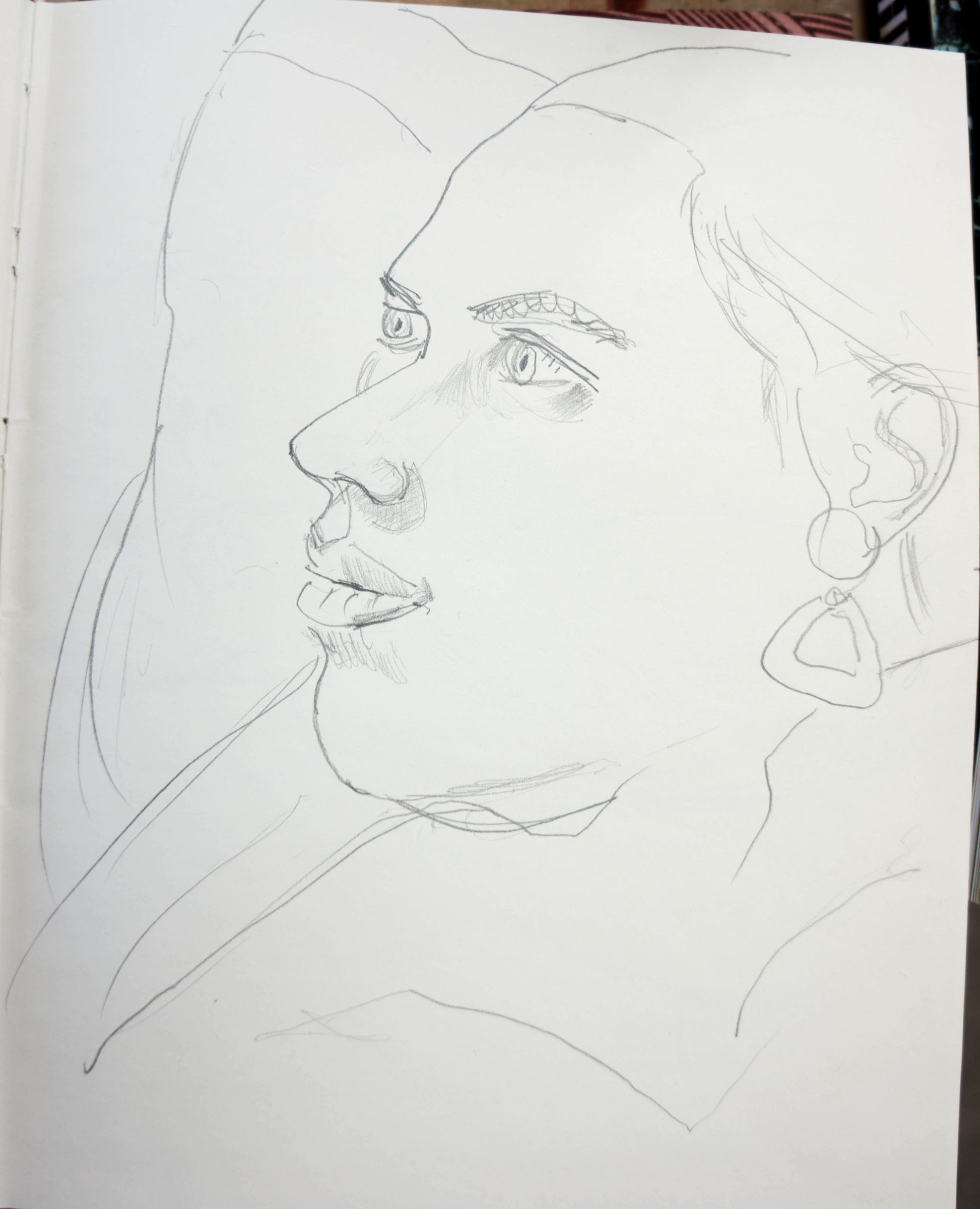 drawing of mikela