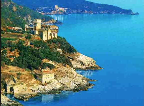 stavronikita monastery, mt. athos, greece