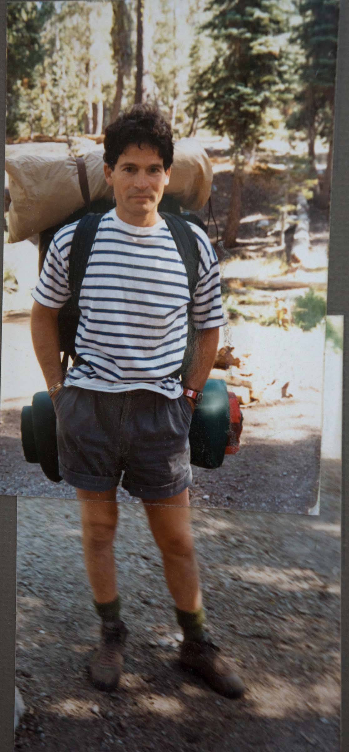 on a camping trip with mikela, n. california ca. 1988