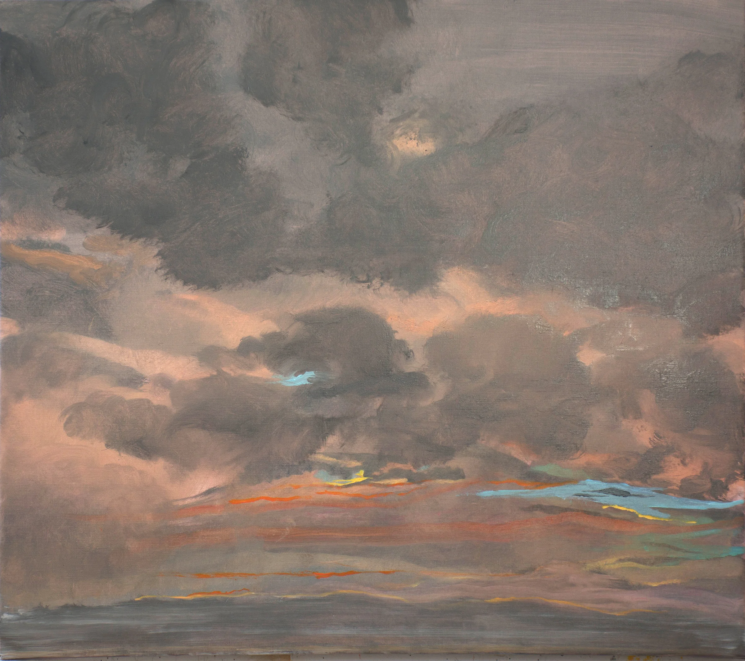 8/24/17 7:34PM as it looked at the end of my painting day today