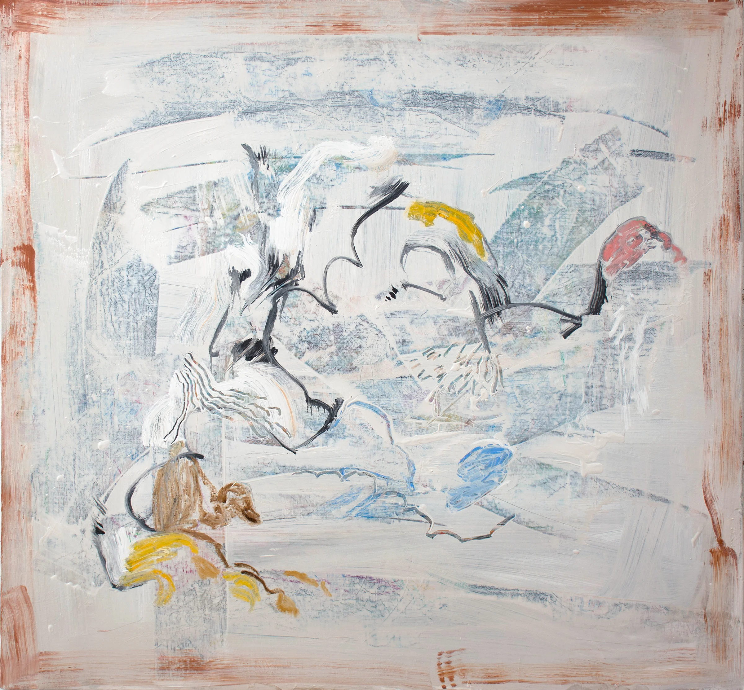 ice in motion 16 36x38” oil on linen
