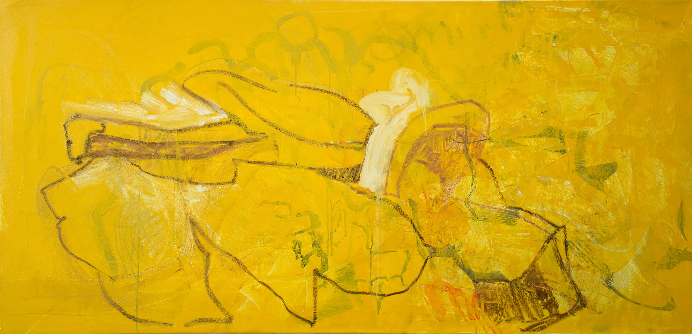 singing creek 38x78” as it looked today at 2pm
