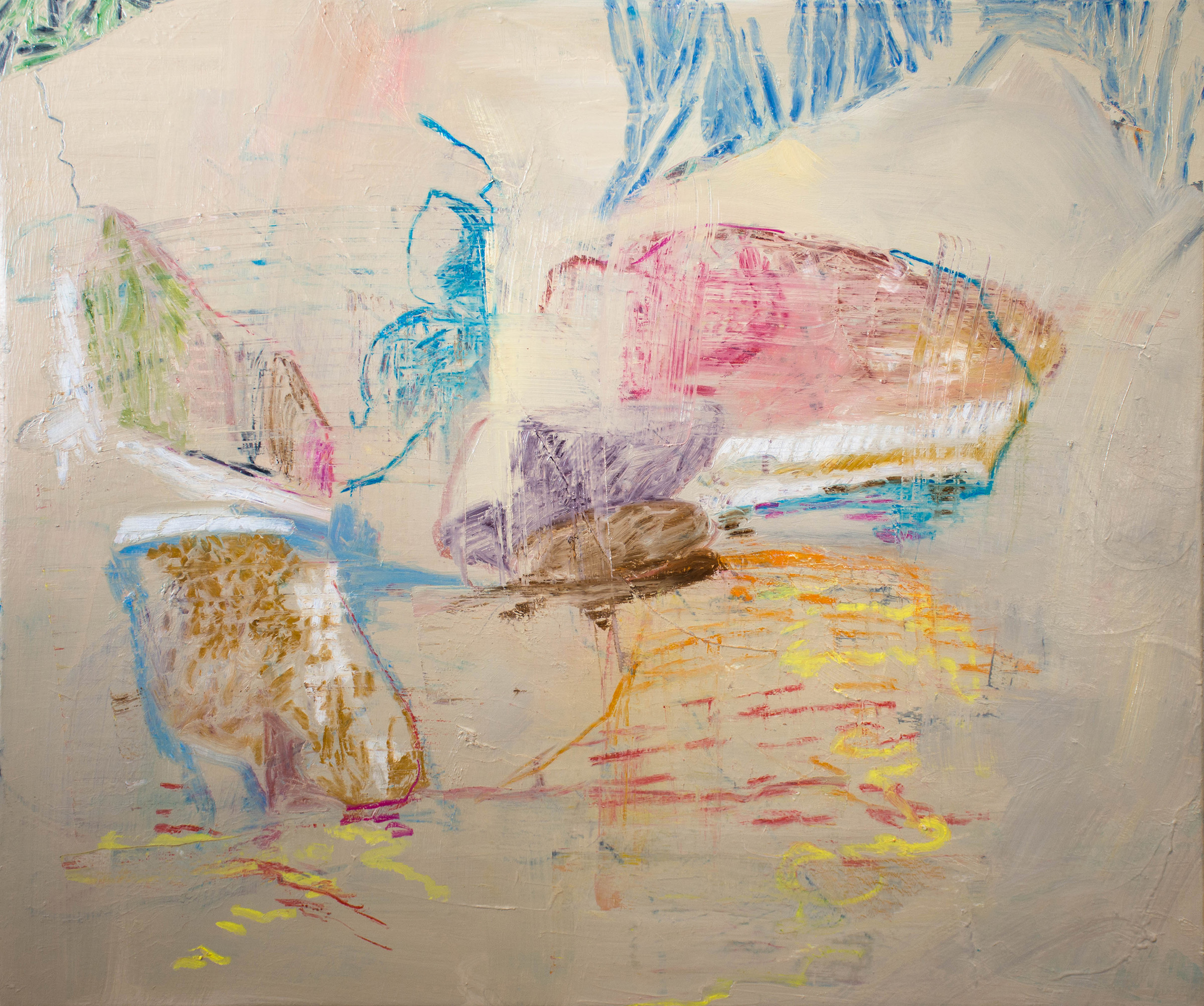 icy creek II 32x38”, after extensive work today