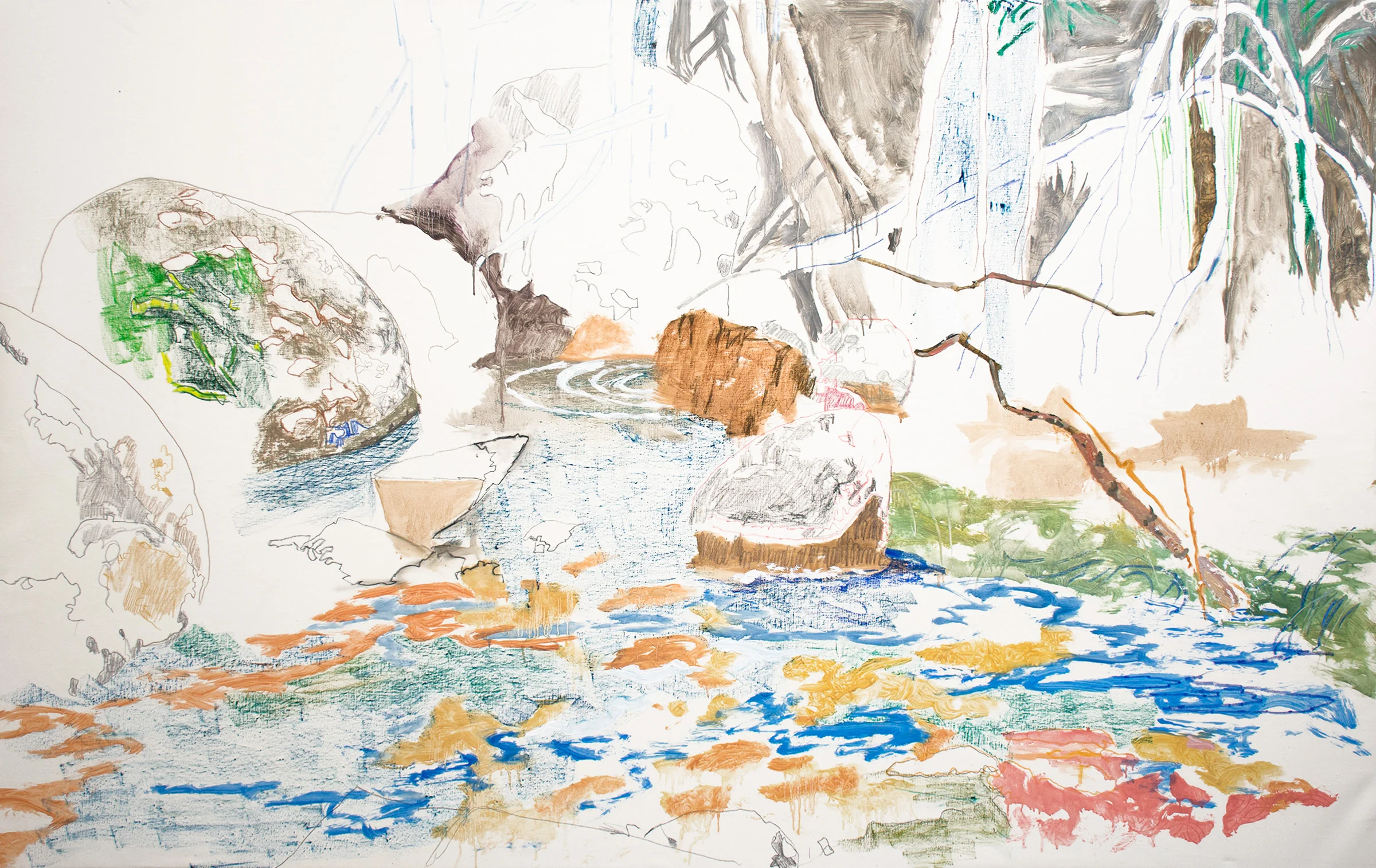 dp creek III, 42 x 66”, following todays tweaks