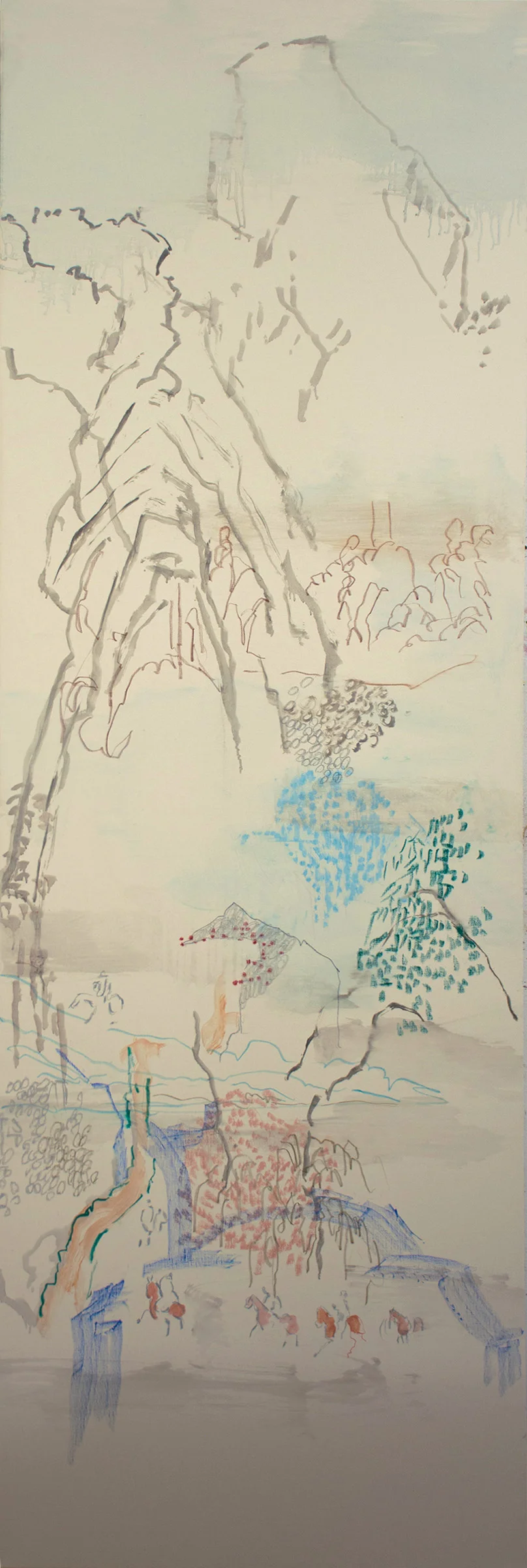 emerald ripples 78x26” at 3:30pm today