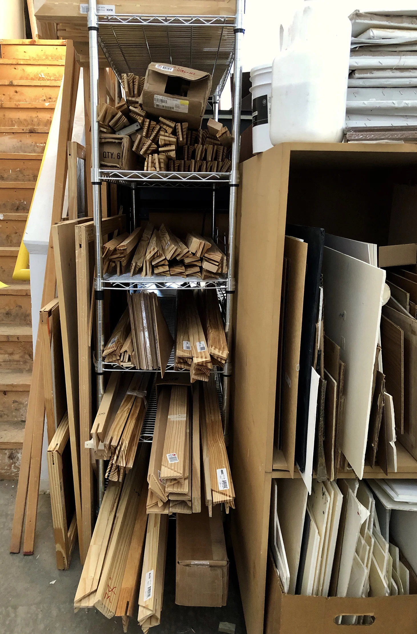 SITE-10-7-19 new stretcher bar storage.jpg