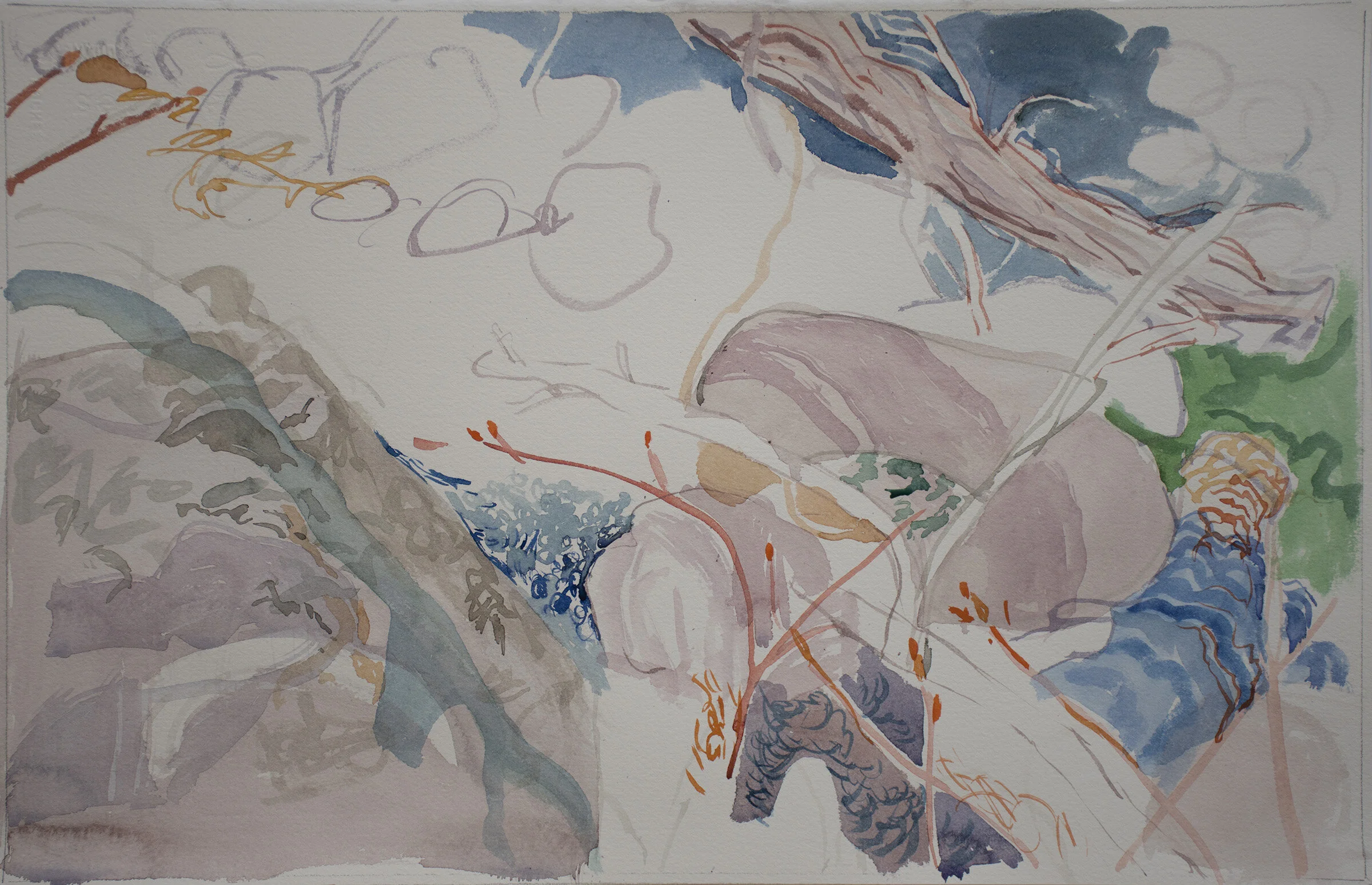   watercolor 22,  13 x 20” 2020 