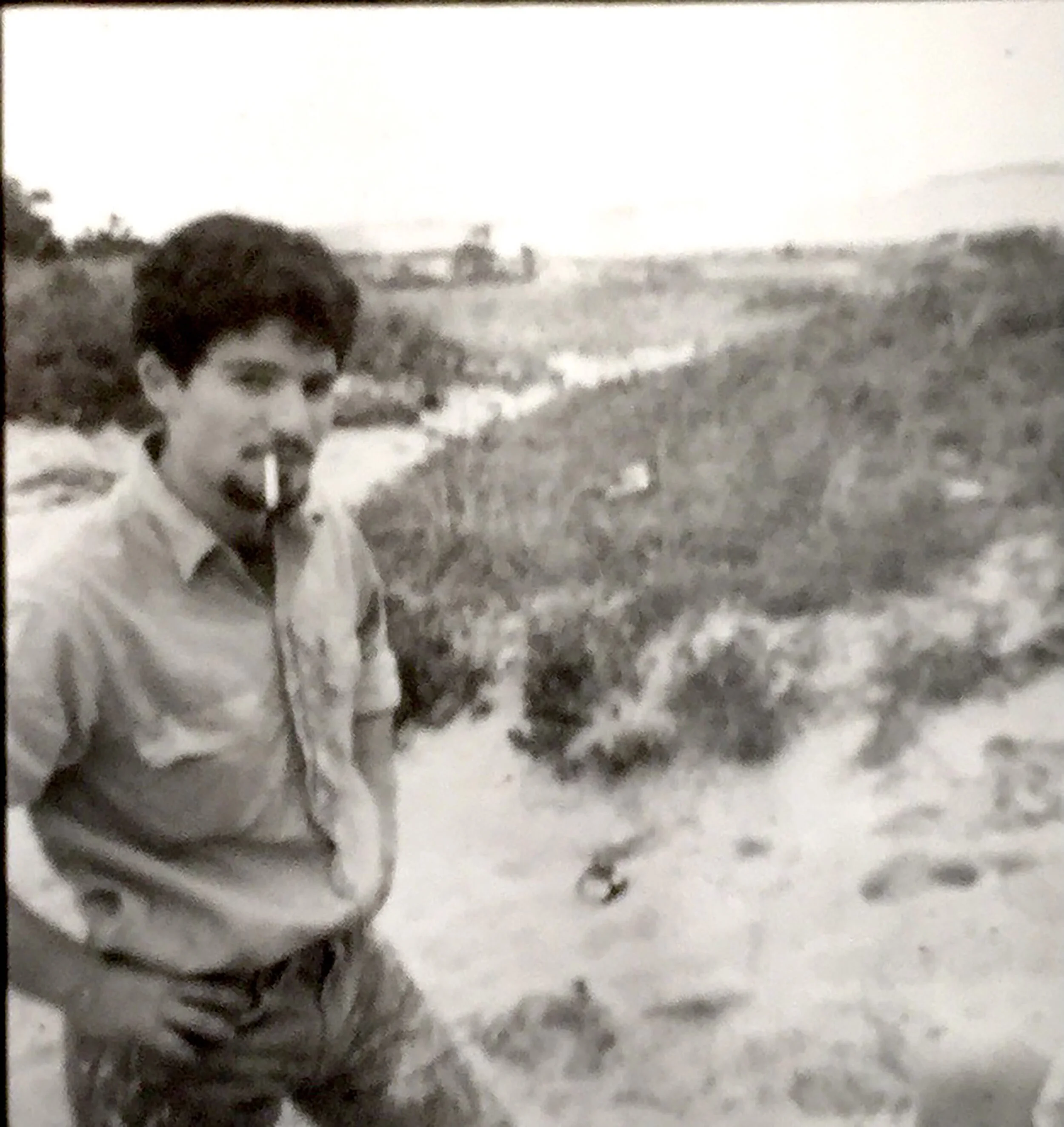 1962: in the dunes of provincetown, mass. , where i spent a couple of summers painting
