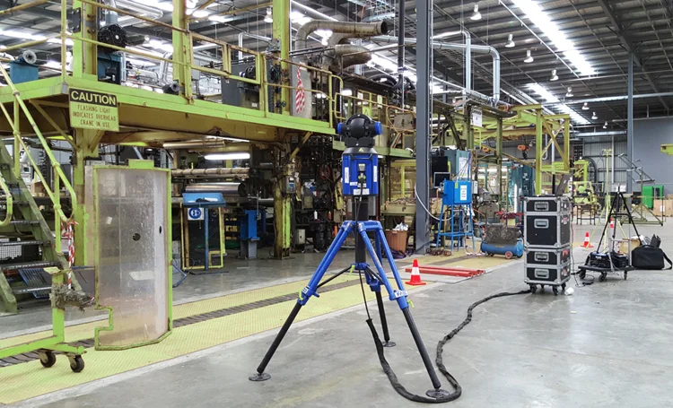 Laminating Plant Alignment using 3D Laser Tracker.
