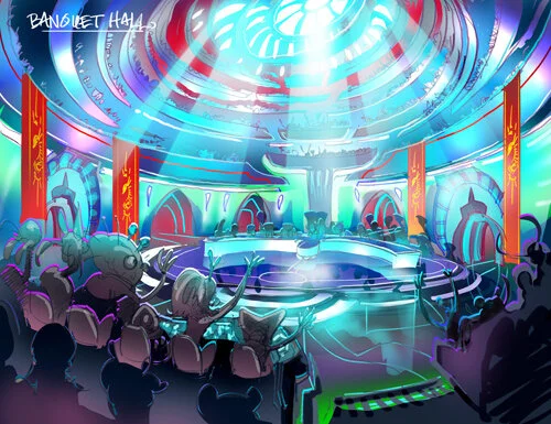 Concepts for Baby Silkworm feature film