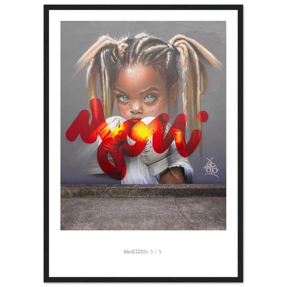 'YOU' : Premium Matte Paper Wooden Framed Poster A2 (42 x 59.4  cm)