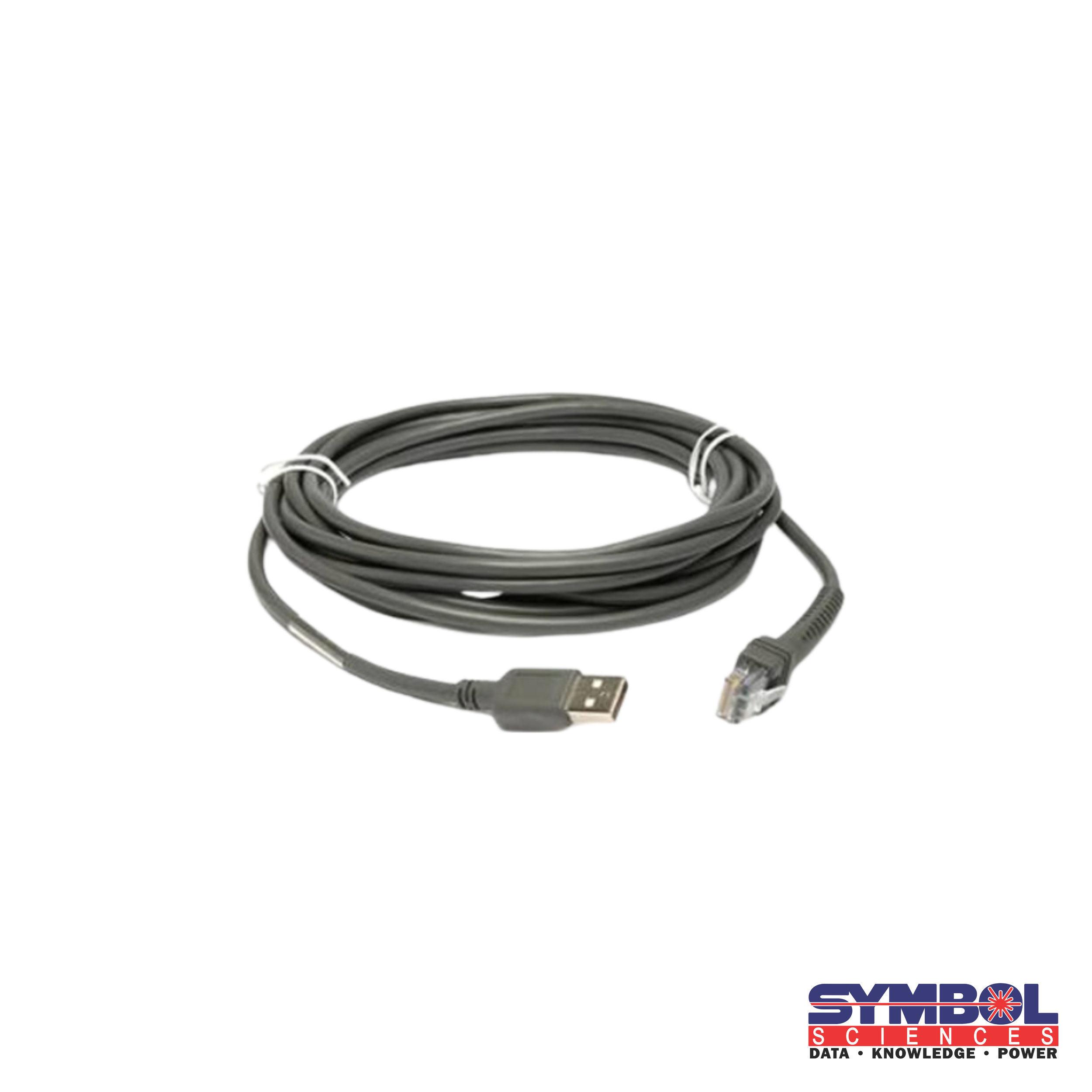 Barcode Scanner Standard USB Cable 15ft Straight