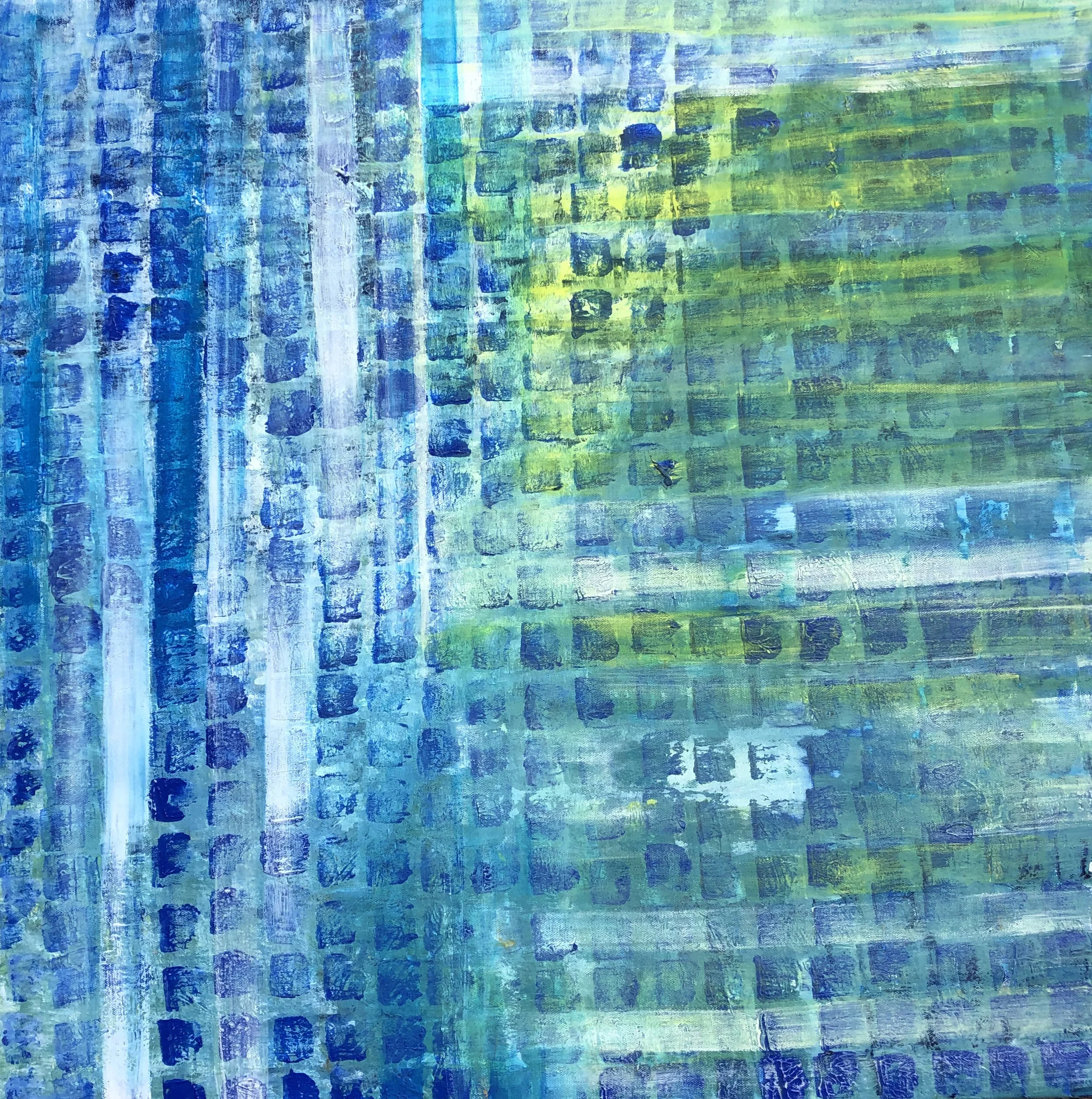 Dreaming of Waves, 40 x 40, Gouache and Acrylic on Canvas                  $1,500