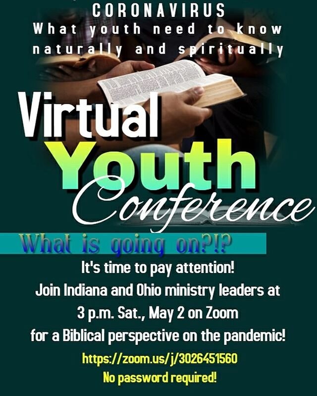 Youth and young adults join us today at 3:00pm for an insightful discussion you don&rsquo;t want to miss!