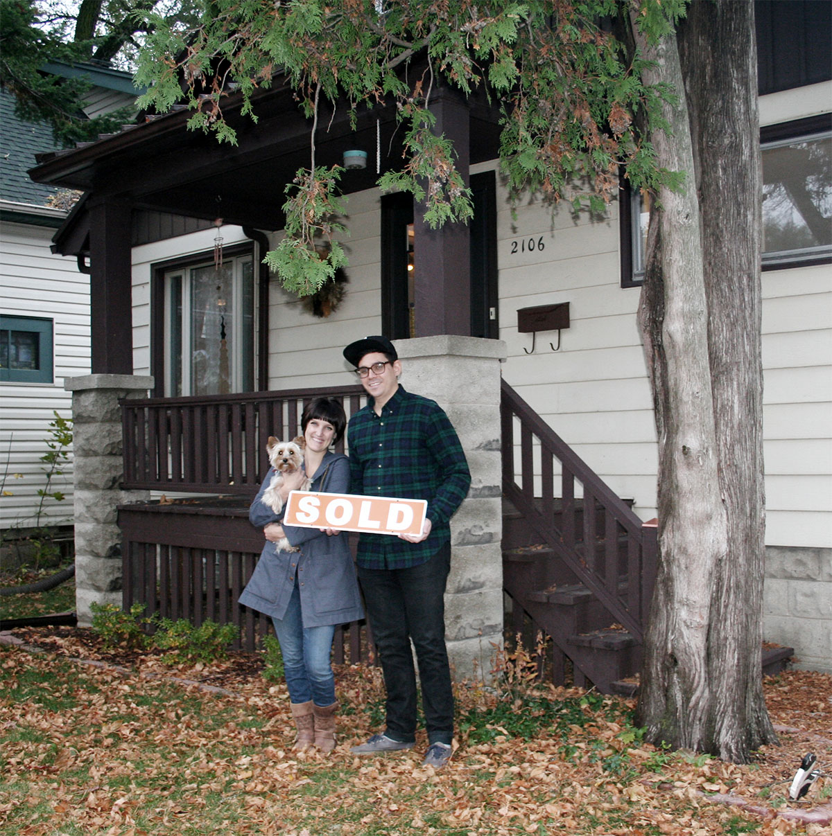 The day we sold our house.