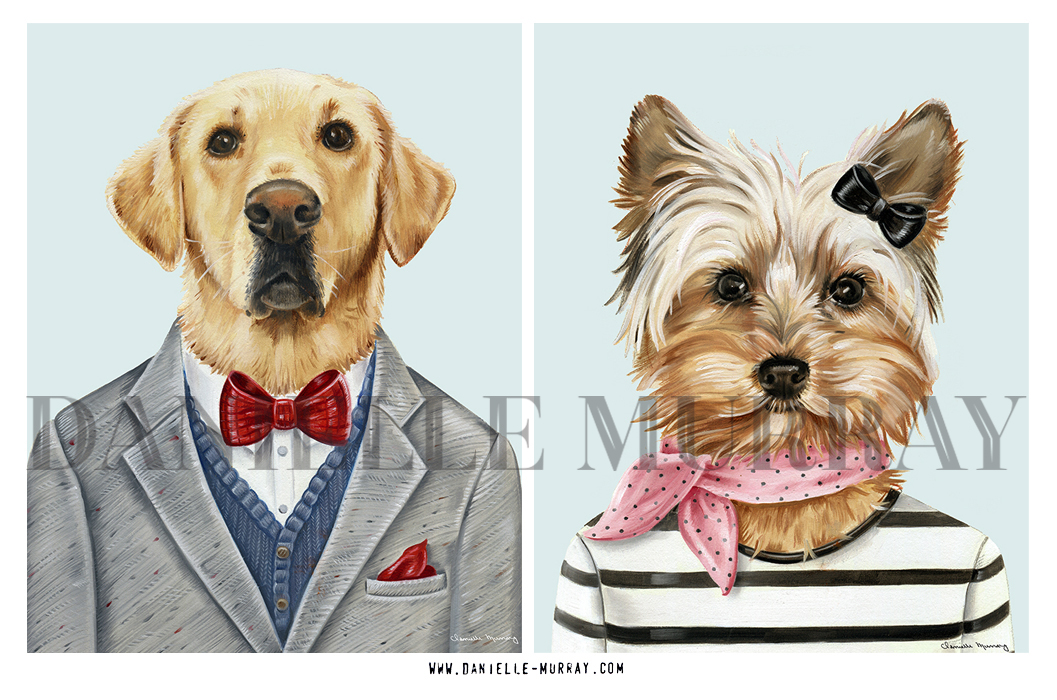 Leo Lab & Frankie Yorkie