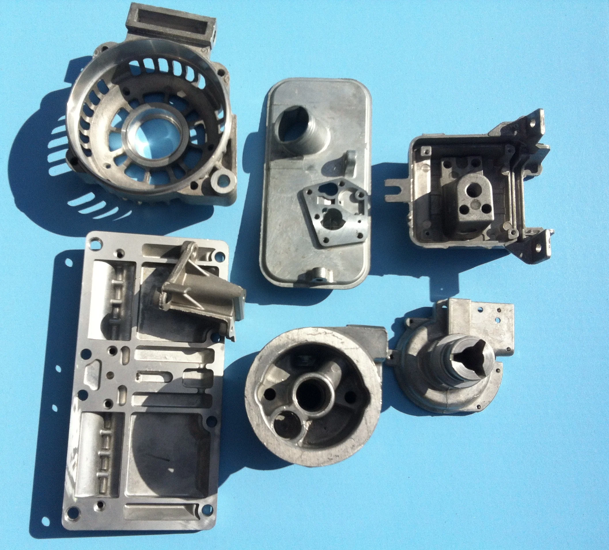 Examples of milling, drilling, tapping from different directions.