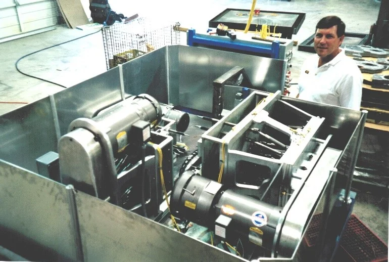 3-Way Tapping Machine for a Die Cat Engine Cover