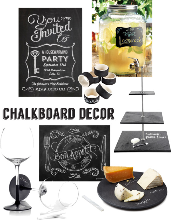 Chalkboard Housewarming Party Ideas