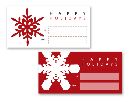 Free gift tag download