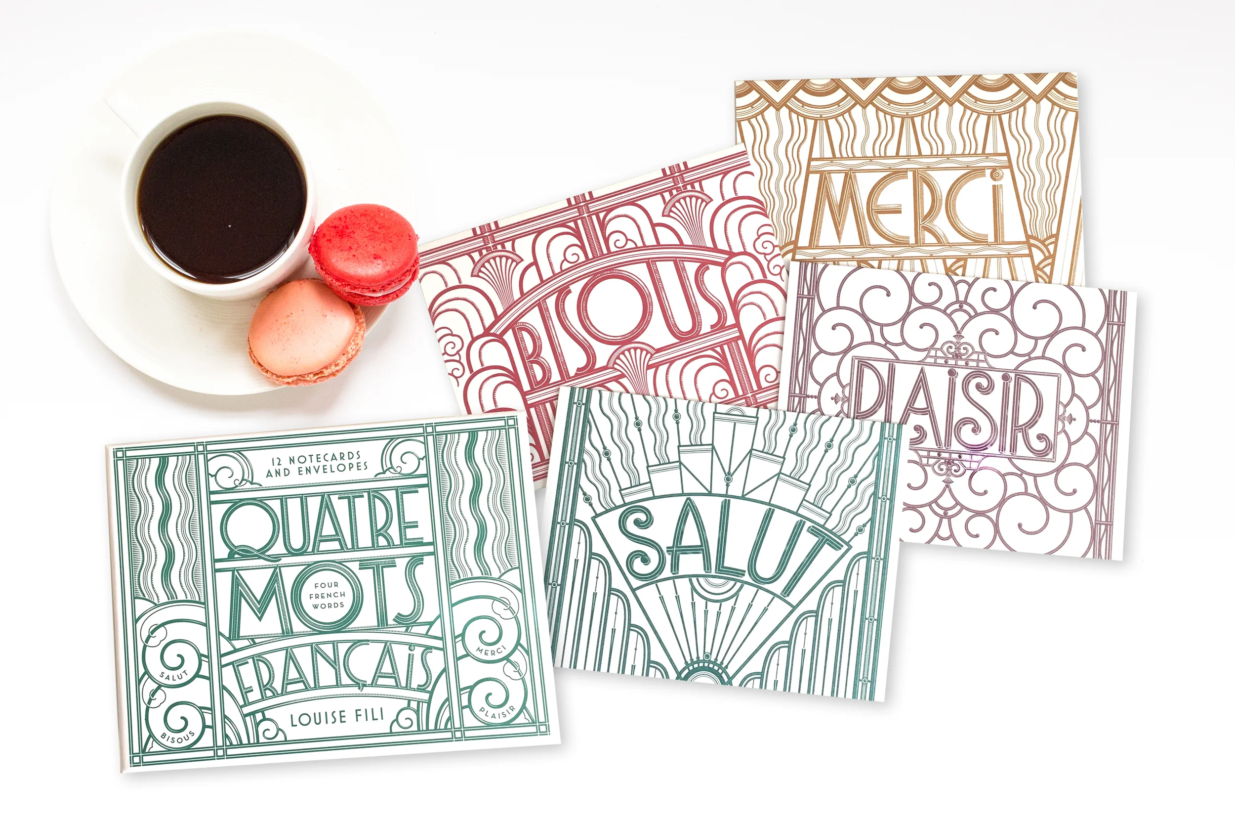 Delicious Deco Notecards by Louise Fili
