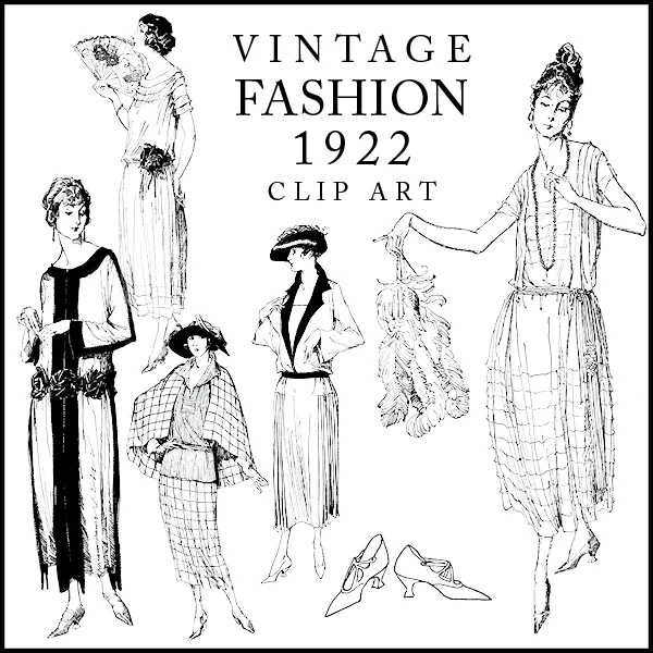 Vintage Fashion Clip Art