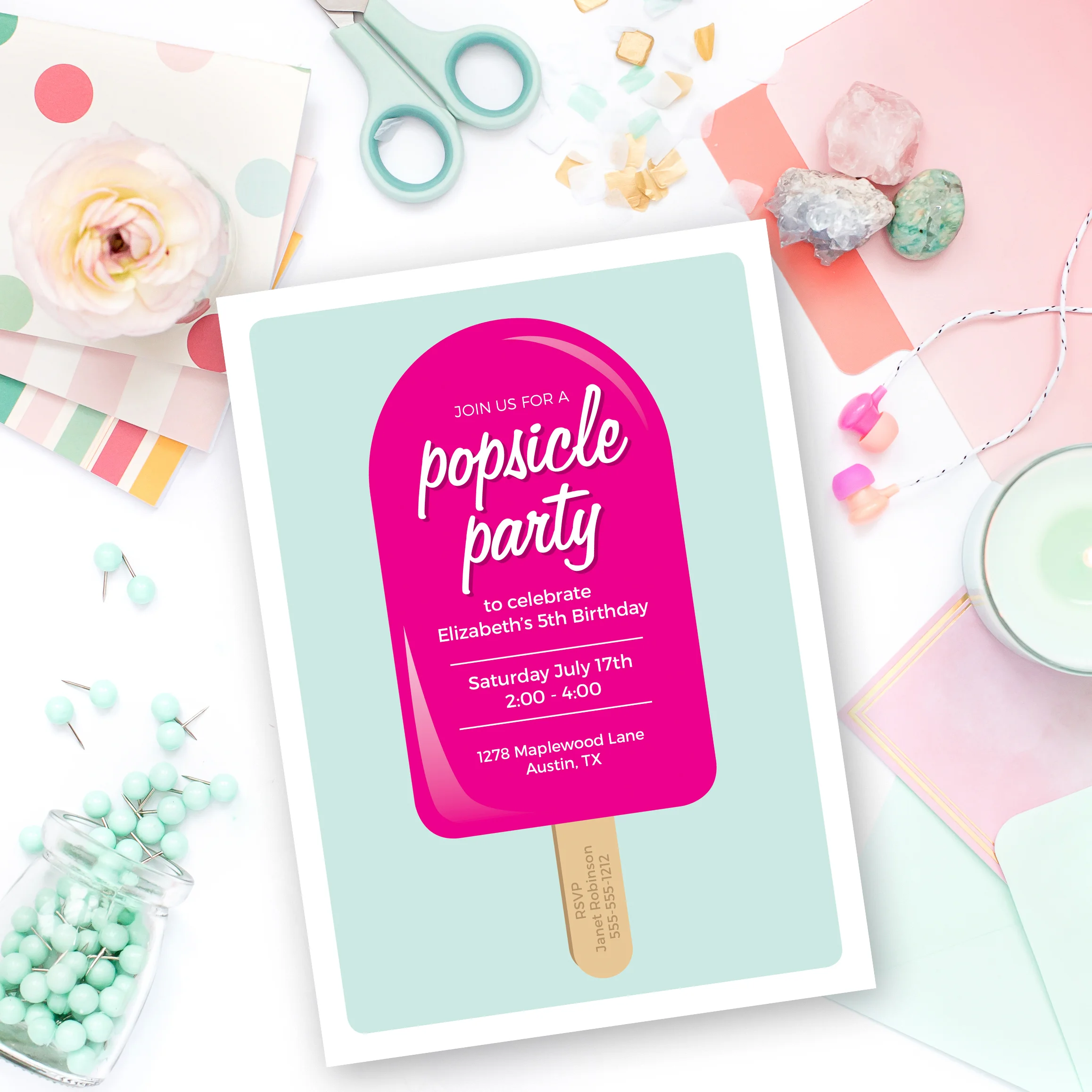 Have a Popsicle Party to beat the heat