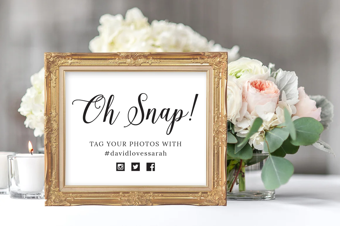 DIY Wedding Signage Set