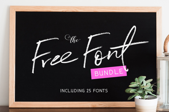 25 FREE Fonts!