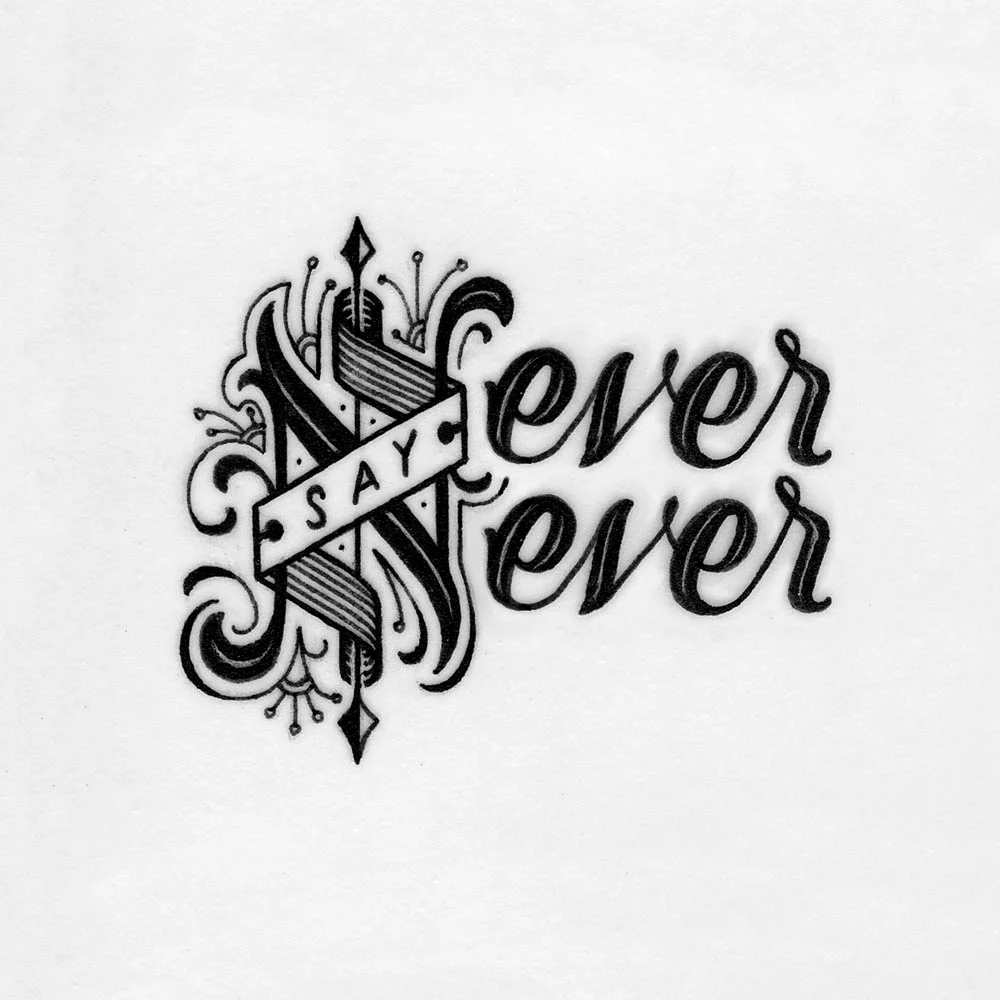 NEVER SAY NEVER