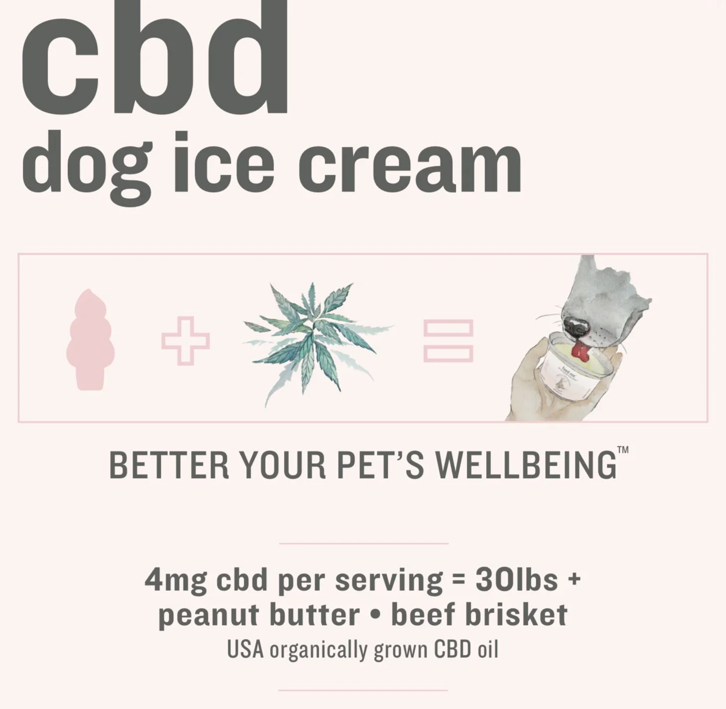 dog ice cream cbd for dogs