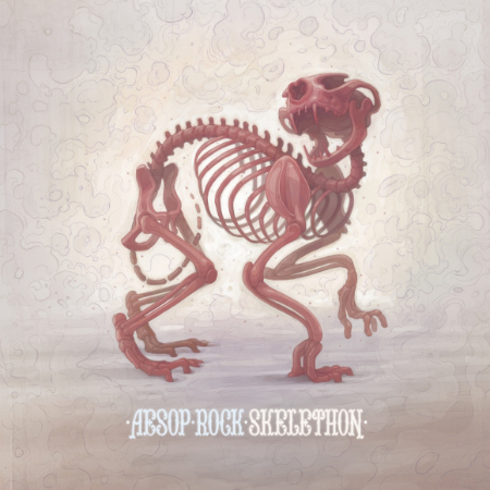 Aesop Rock's latest, Skelethon. Image borrowed.