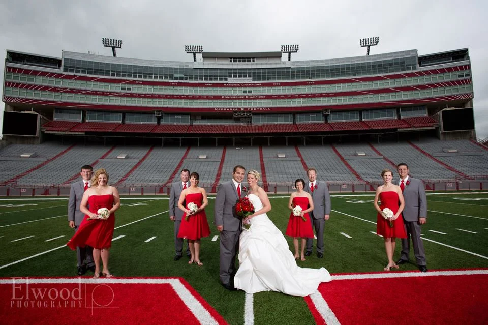 GO BIG RED!  Weddings during Husker Season