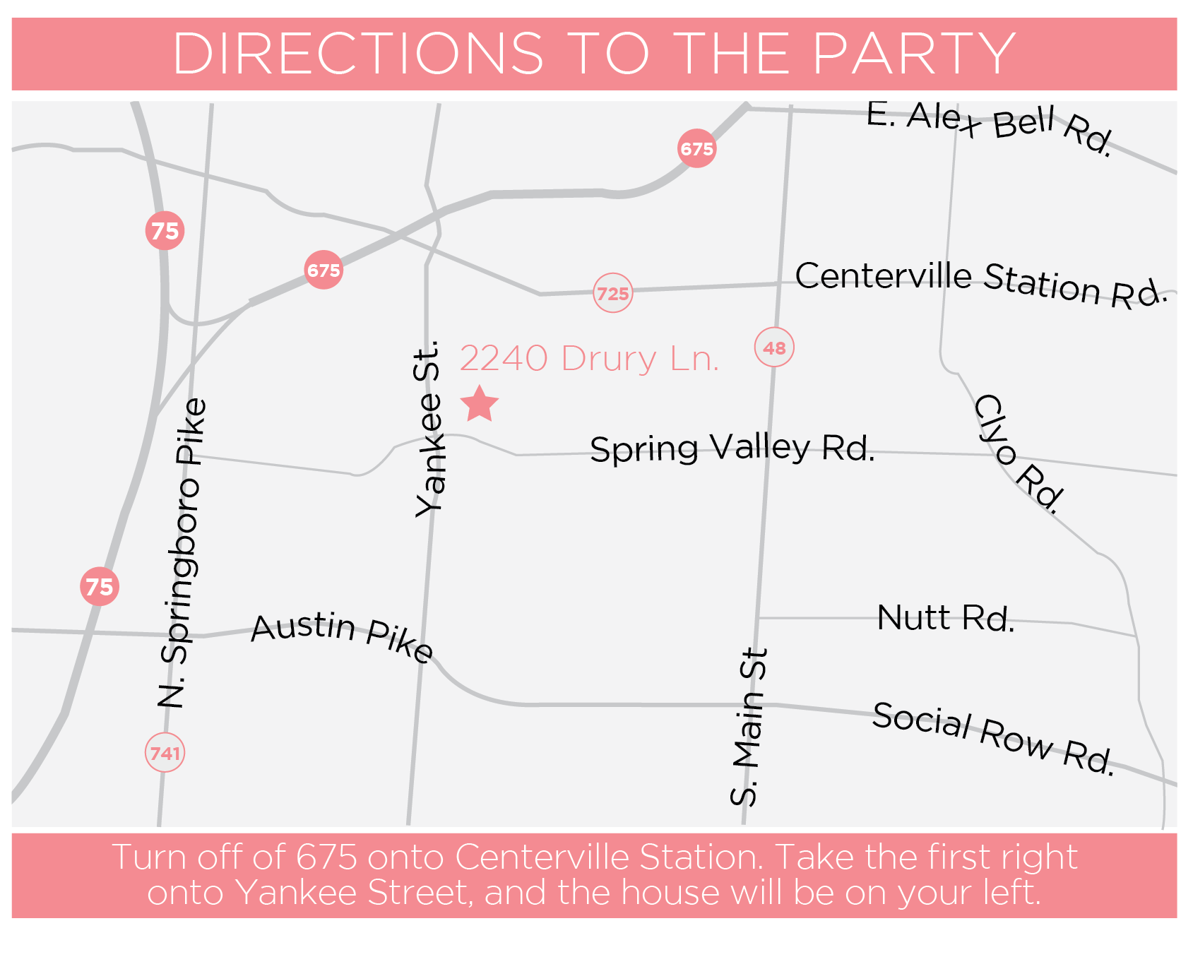 *Addresses and locations have been changed or modified.