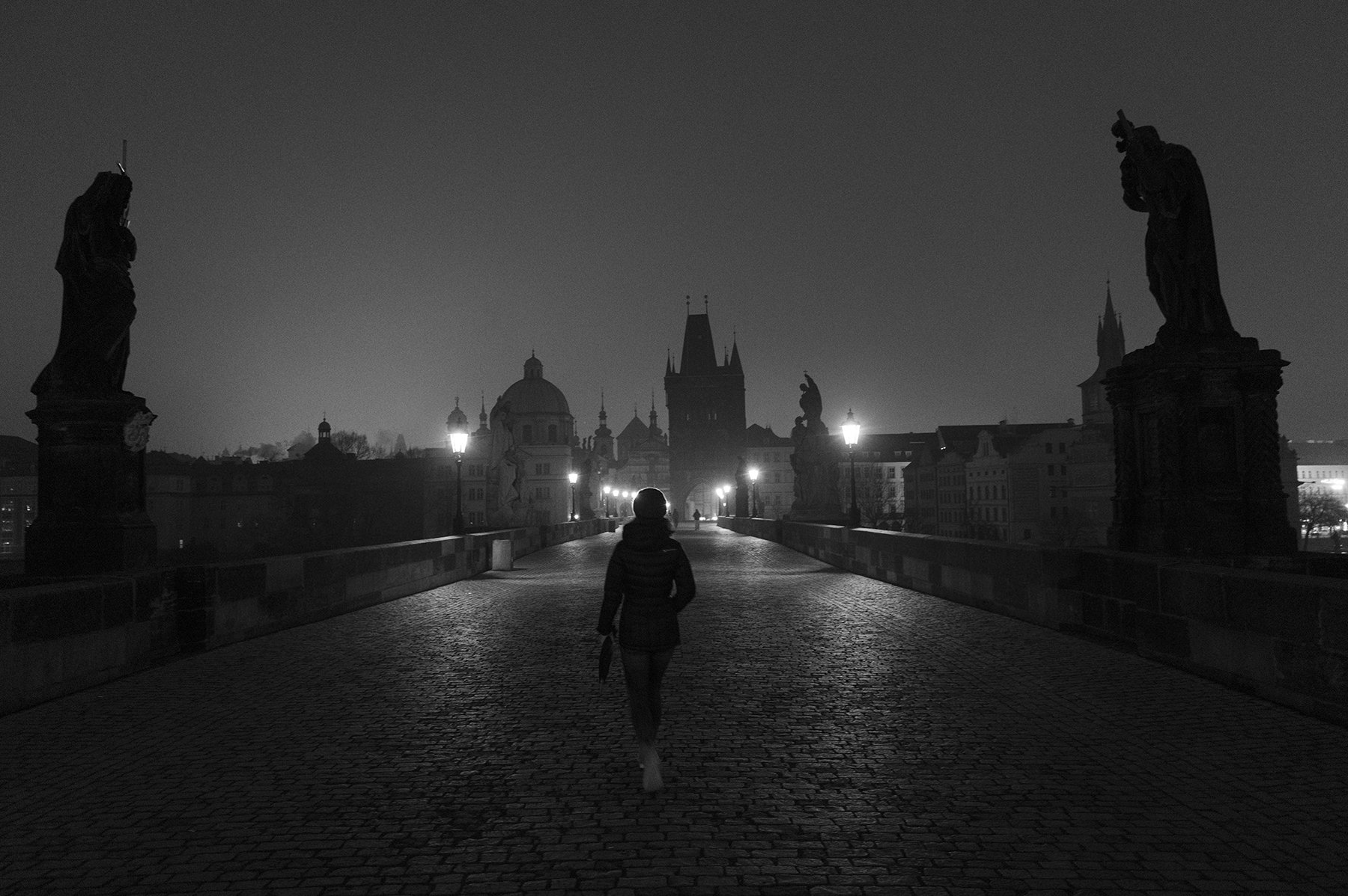 Charles Bridge, Night Series 3, Prague