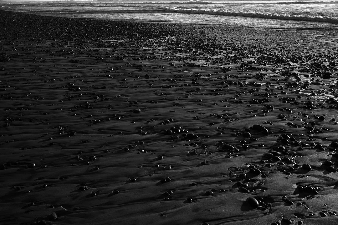 Pebbles on Beach, San Diego, California