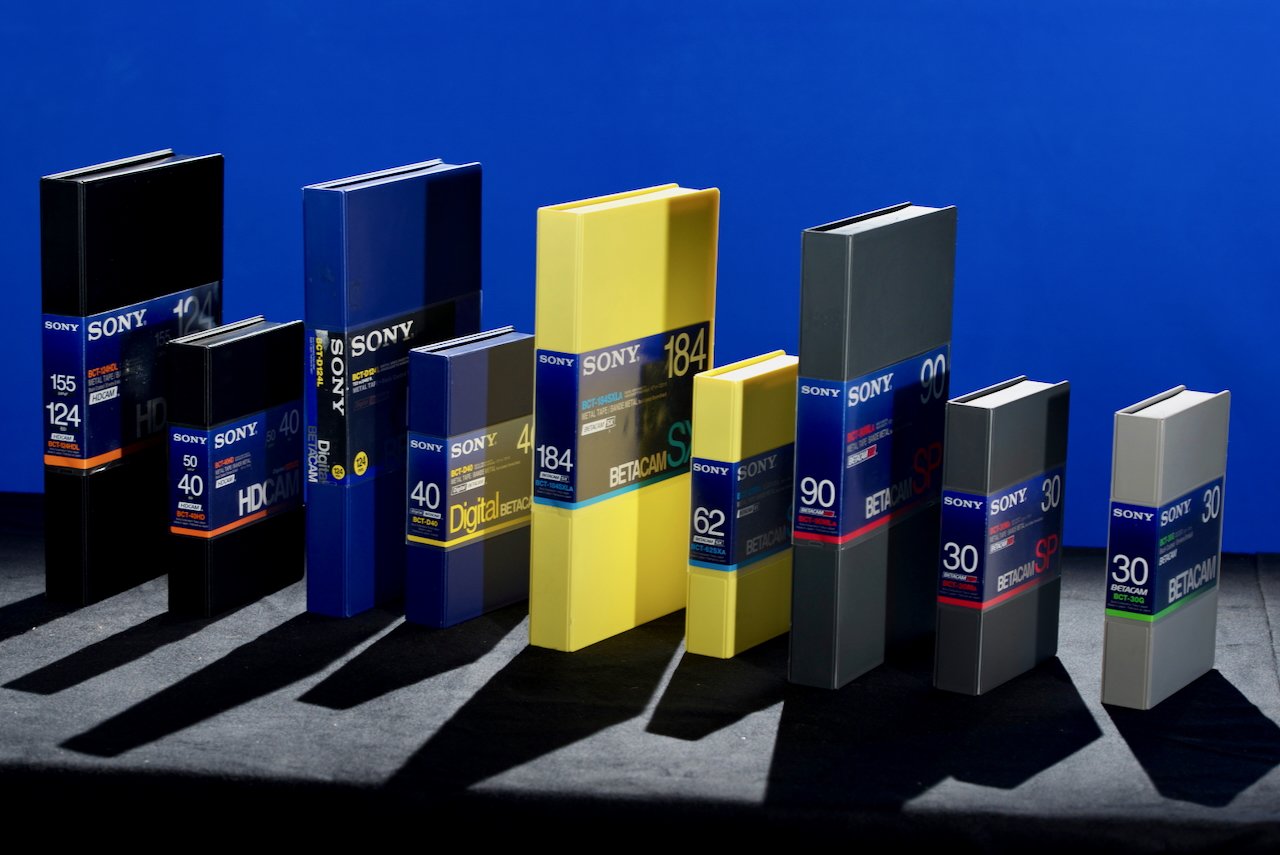 ENTIRE RANGE OF BETACAM TAPE FORMATS