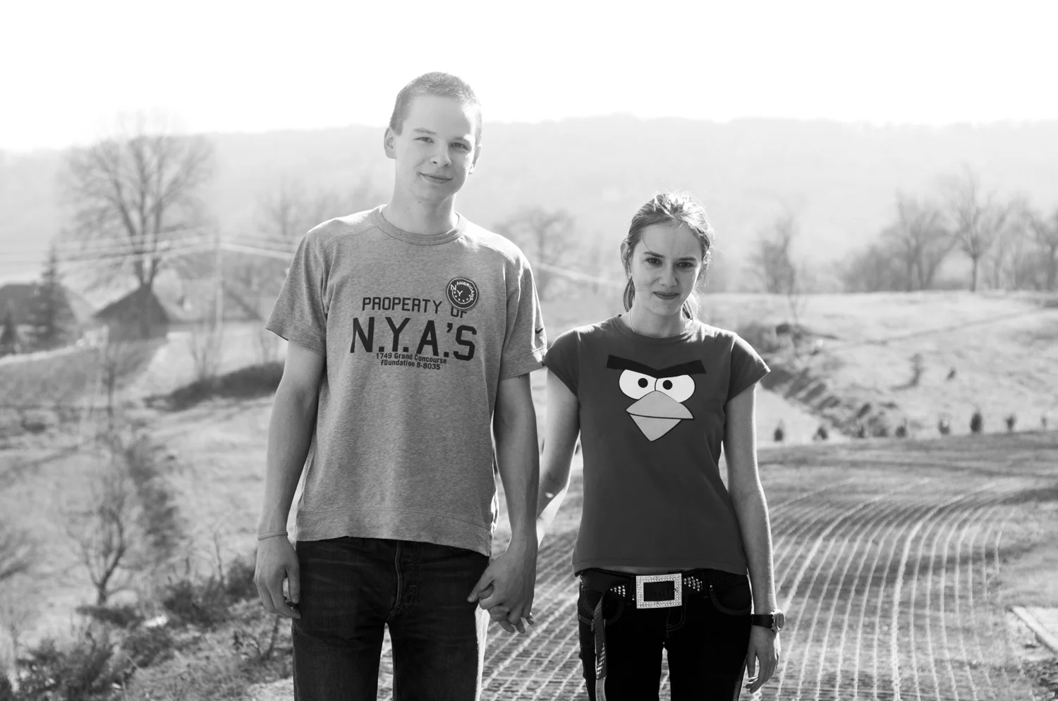 Helpers at Drahuscovo centre for autism, Slovakia. The two met at the centre.