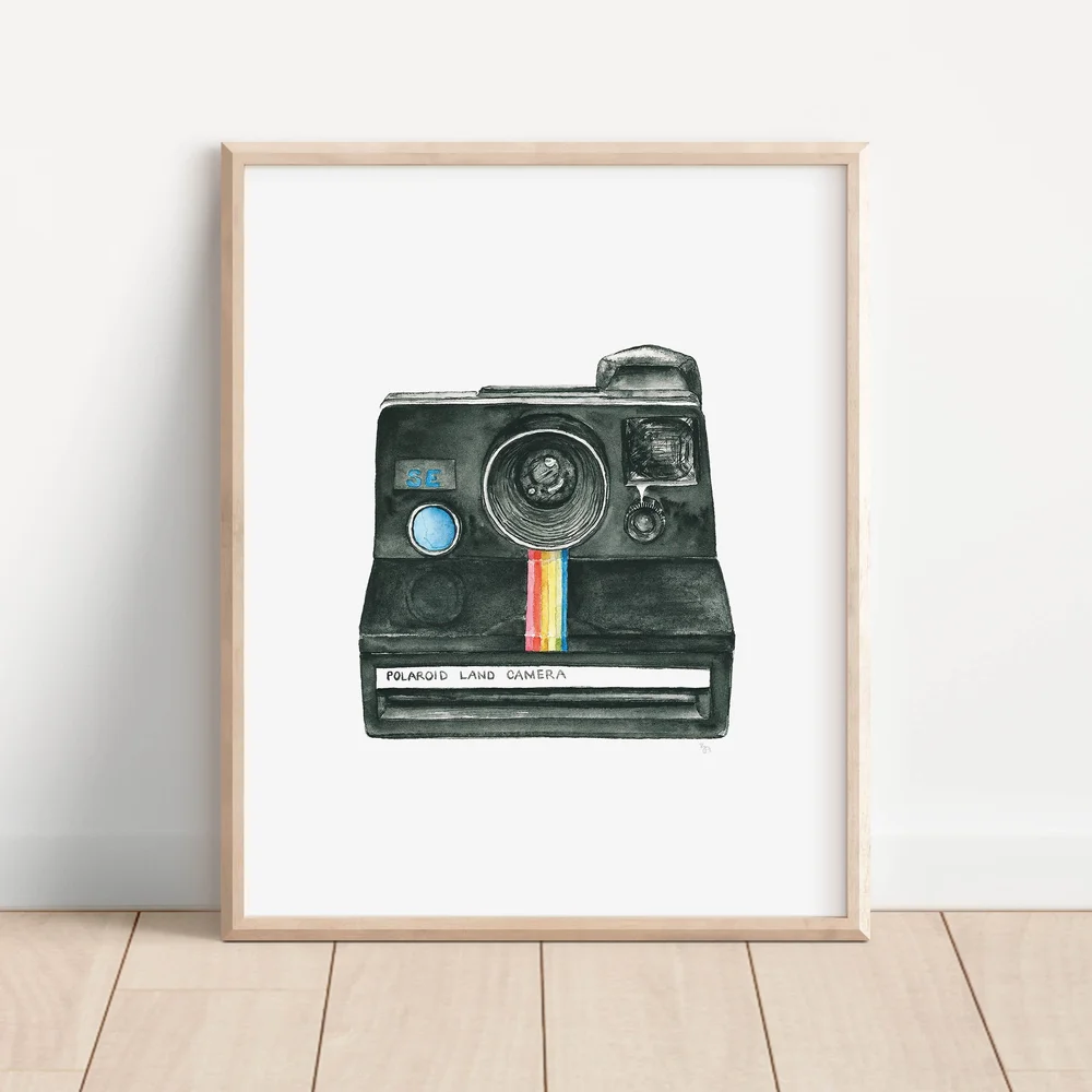 Polaroid Camera Print — Art by Robin Johanna Archer