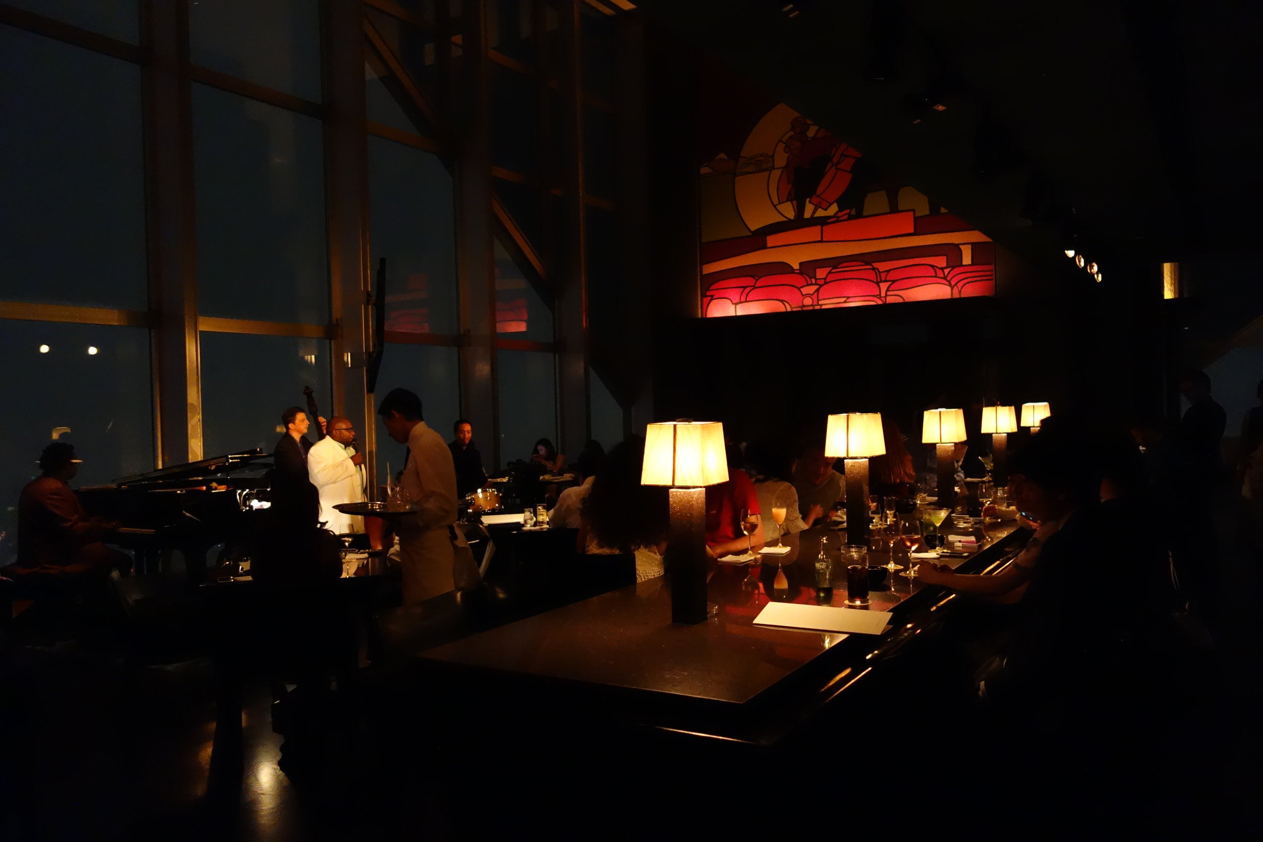 The New York Bar at the Park Hyatt Hotel in Tokyo.