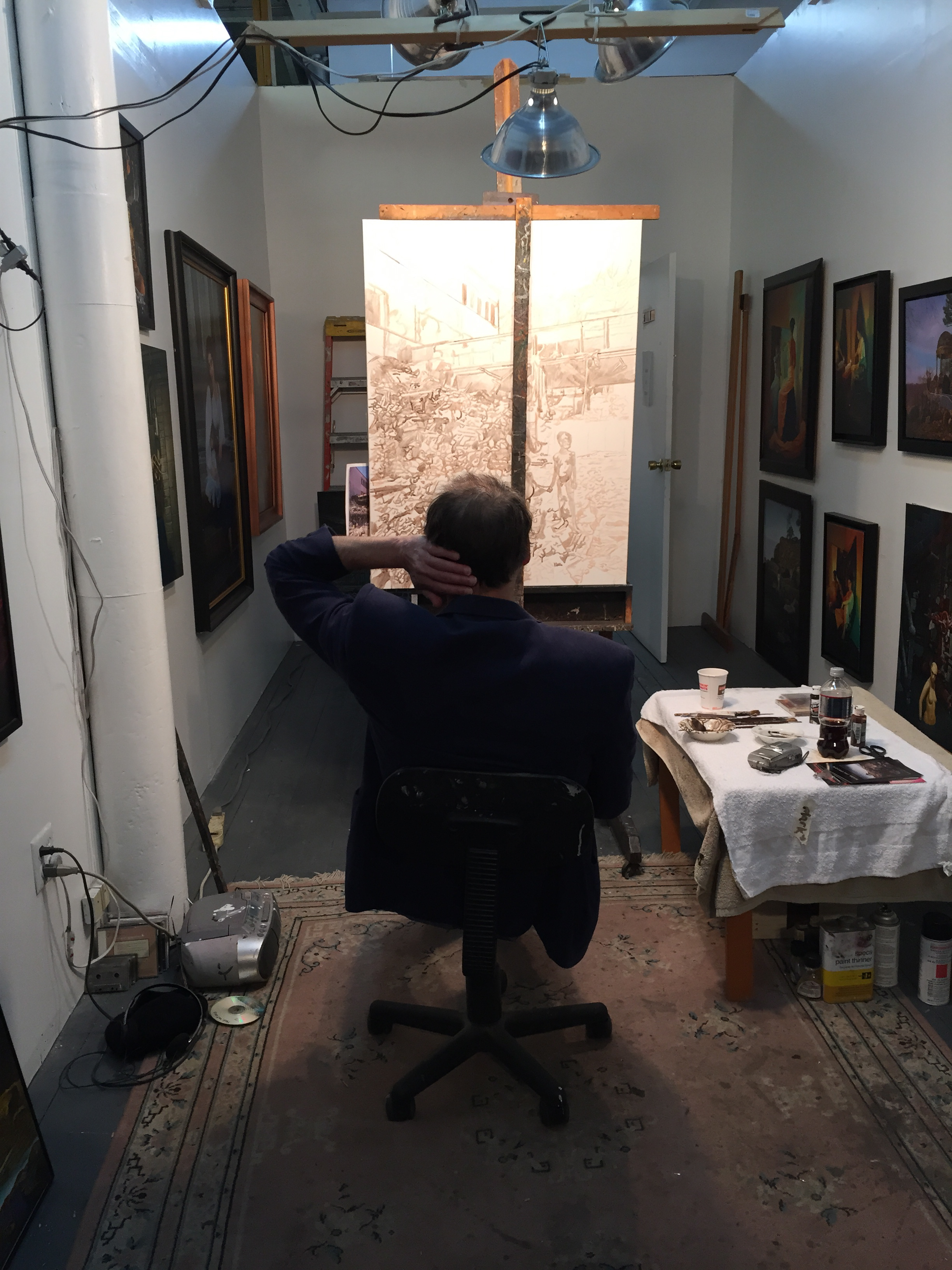 "Dice Man," YOHO Artists Open Studios, Yonkers, NY (May 2, 2015) 